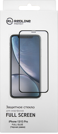 Защитное стекло Red Line Full Screen для Apple iPhone 13/13 Pro Black