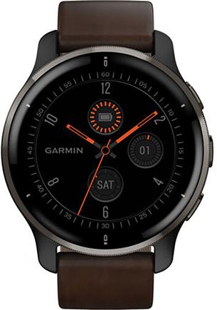 Умные часы Garmin Venu 2 Plus Dark Gray/Braun