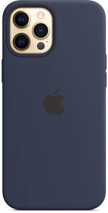 Клип-кейс Apple Silicone Case with MagSafe для iPhone 12 Pro Max «Тёмный ультрамарин»