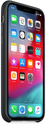 Клип-кейс Apple Silicone Case для iPhone Xs Чёрный