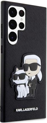 Клип-кейс Karl Lagerfeld Monogram NFT Karl&Choupette для Samsung Galaxy S23 Ultra Black