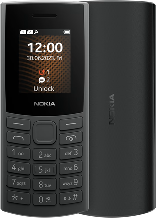 Мобильный телефон Nokia 106 TA-1564 Dual SIM EAC Charcoal
