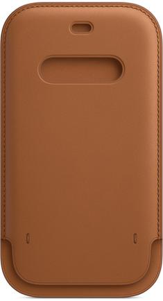 Чехол-футляр Apple Leather Sleeve with MagSafe для iPhone 12/12 Pro Золотисто-коричневый