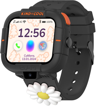 Умные часы Elari KidPhone «Маша и Медведь» Чёрные