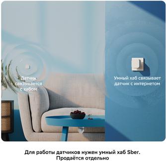 Датчик температуры и влажности Sber SBDV-00079 белый