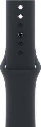 Умные часы Apple Watch Series 9 GPS + Cellular, 41mm Stainless Steel Graphite с чёрным ремешком S/M