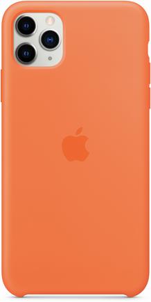 Клип-кейс Apple Silicone Case для iPhone 11 Pro Max «Оранжевый витамин»