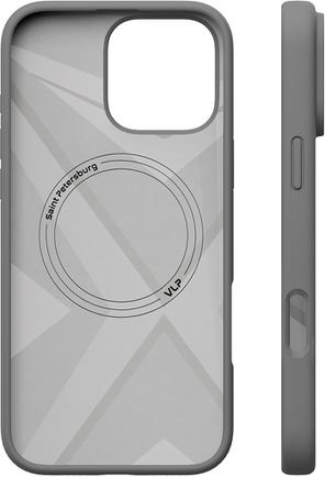 Клип-кейс VLP Aster Case для Apple iPhone 16 Pro Max с MagSafe серый