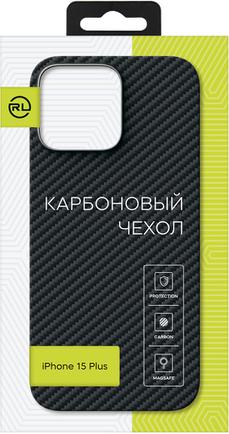 Клип-кейс Red Line Carbon для Apple iPhone 15 Plus Gray