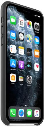 Клип-кейс Apple Leather Case для iPhone 11 Pro Max Чёрный