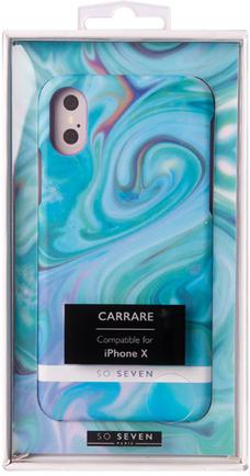 Клип-кейс So Seven Carrare для Apple iPhone X Blue