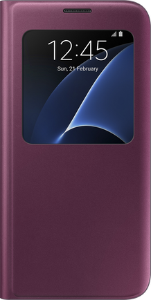 Чехол-книжка Samsung S View для Samsung Galaxy S7 Edge Red
