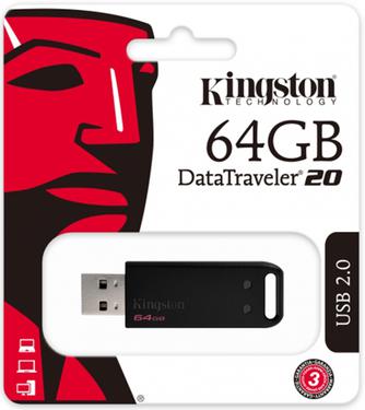 USB-накопитель Kingston DataTraveler 20 64GB Black
