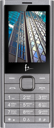 Мобильный телефон F+ B241 Dark Gray