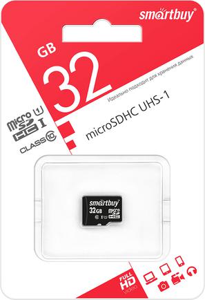 Карта памяти SmartBuy microSDHC UHS-I Class 10 32GB без адаптера