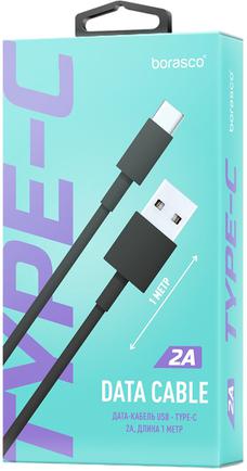 Кабель BoraSCO USB to USB-C 1m Black