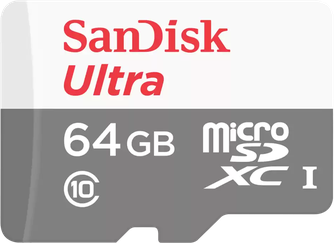 Карта памяти SanDisk Ultra microSDXC UHS-I 64GB Class 10 SDSQUNR-064G-GN3MN