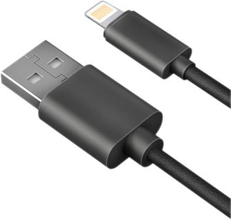 Кабель Akai USB – Apple Lightning Black