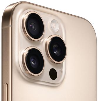 Смартфон Apple iPhone 16 Pro 256GB Desert Titanium (Nano+eSIM)