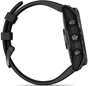Умные часы Garmin Fenix 7X Solar 51mm Slate Gray, с чёрным ремешком