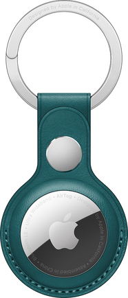 Чехол-брелок Apple AirTag Leather Key Ring «Зелёный лес»