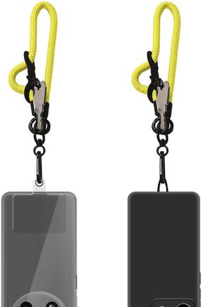 Шнурок Krutoff Нейлон для телефона и ключей 0.3m Yellow