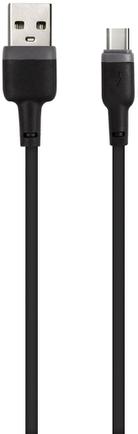 Изображение товара Кабель Red Line Touch USB to USB-C 1м 3A Черный для зарядки и передачи данных