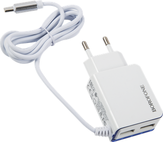 Зарядное устройство Borofone BA35A с кабелем USB-C White