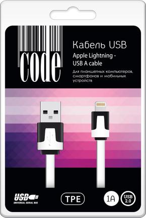 Кабель Code CBL107 USB to Lightning White