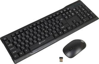 Комплект клавиатура и мышь Oklick 230M Black