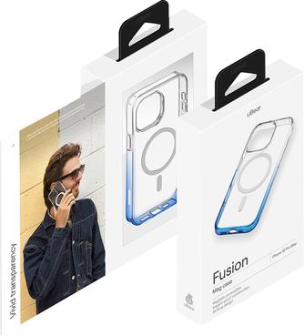 Клип-кейс uBear Fusion Mag Case для Apple iPhone 16 Pro Max Blue