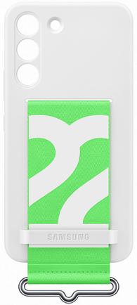 Клип-кейс Samsung Silicone with Strap Cover S22 White
