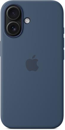 Клип-кейс Apple Silicone Case with MagSafe для Apple iPhone 16 Denim