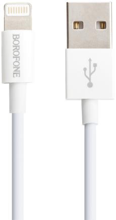 Кабель Borofone BX22 USB to Apple Lightning 1m White