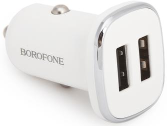 Автомобильное зарядное устройство Borofone BZ12 White