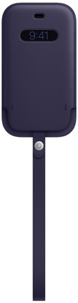 Чехол-футляр Apple Leather Sleeve with MagSafe для iPhone 12 mini Тёмно-фиолетовый