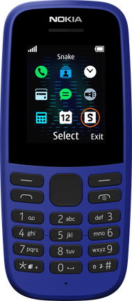 Мобильный телефон Nokia 105 Dual SIM TA-1174 Blue
