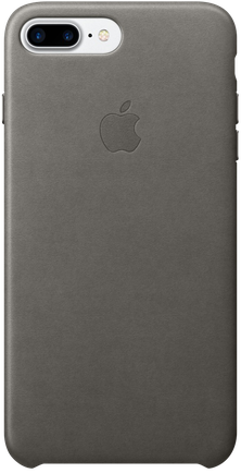 Клип-кейс Apple Leather Case для iPhone 7 Plus Storm Gray
