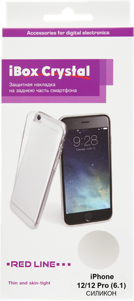 Клип-кейс Red Line iBox Crystal для Apple iPhone 12/12 Pro Transparent