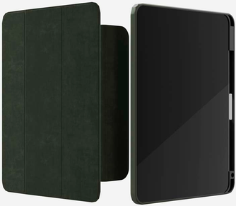 Чехол-книжка VLP Split Folio для планшета Apple iPad Pro M4 13" тёмно-зелёный