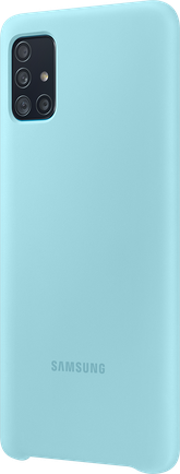 Клип-кейс Samsung Silicone Cover A51 Blue