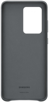Клип-кейс Samsung Leather Cover S20 Ultra Gray