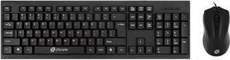 Комплект клавиатура и мышь Oklick 620M Black