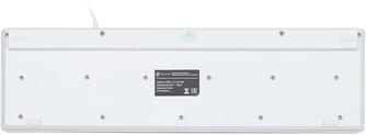 Клавиатура проводная Oklick 500M Multimedia Slim White