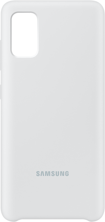 Клип-кейс Samsung Silicone Cover A41 White