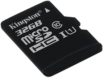Карта памяти Kingston Canvas Select microSD UHS-I Class 10 32GB