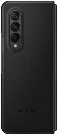 Клип-кейс Samsung Leather Cover Z Fold3 Black