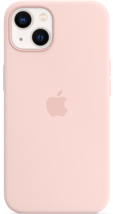 Клип-кейс Apple Silicone Case with MagSafe для iPhone 13 «Розовый мел»