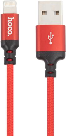 Кабель Hoco X14 USB to Apple Lightning 1m Red