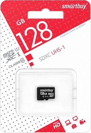 Карта памяти SmartBuy microSDXC UHS-I Class 10 128GB без адаптера
